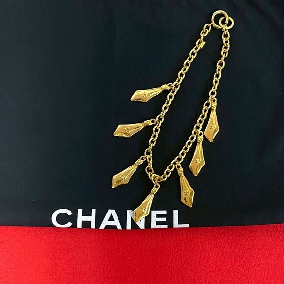 Chanel Vintage Coco Mark Chain Necklace Pendant - Picture 1 of 6